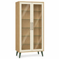 Vitrina de Madera y Vidrio Templado